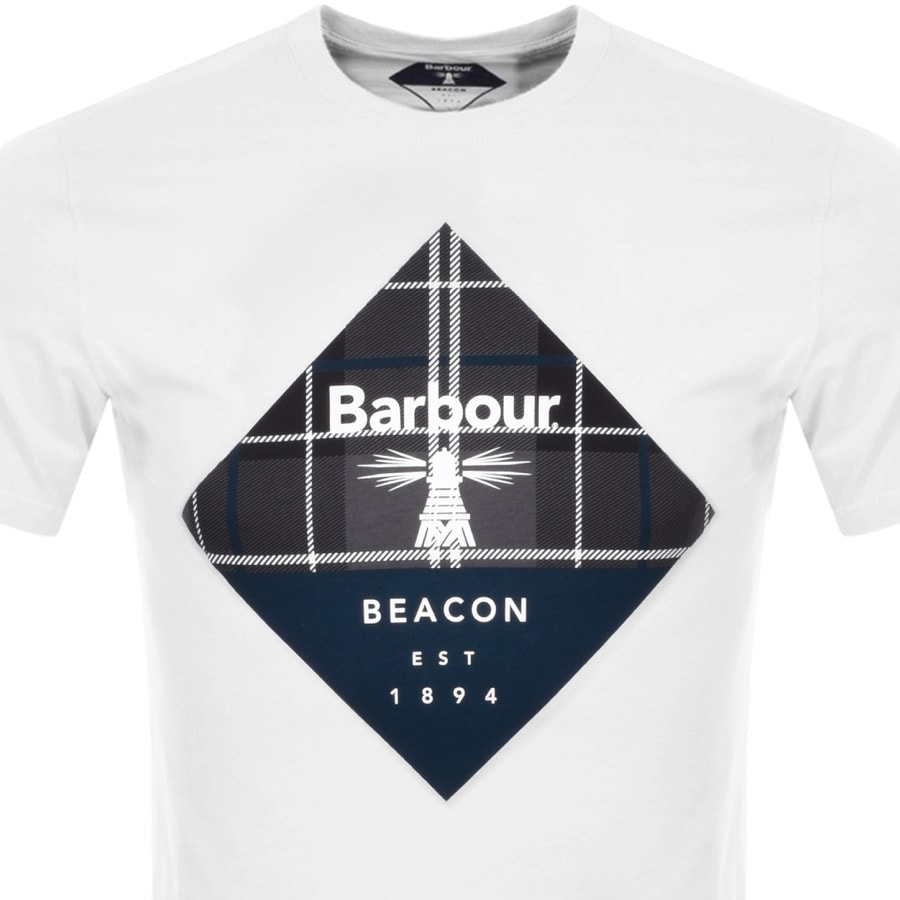 Alternative Image for ProductBarbour Beacon Becker T Shirt White2